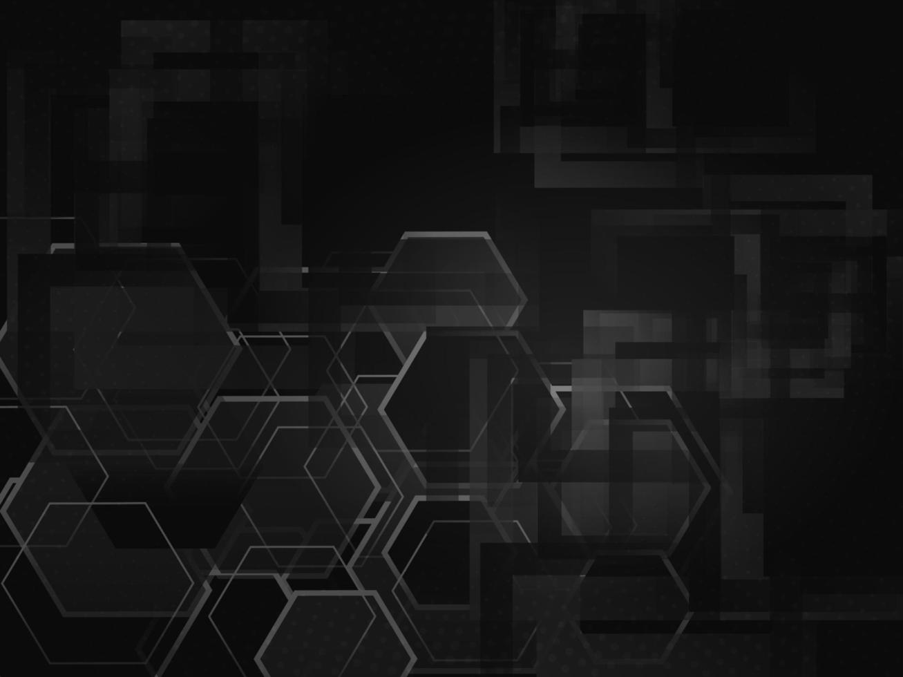 Dark geometric black abstract background elegent design pattern vector