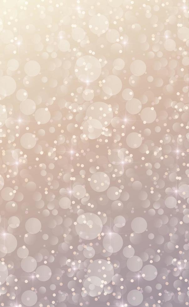 White abstract blurred background with bokeh effect vector