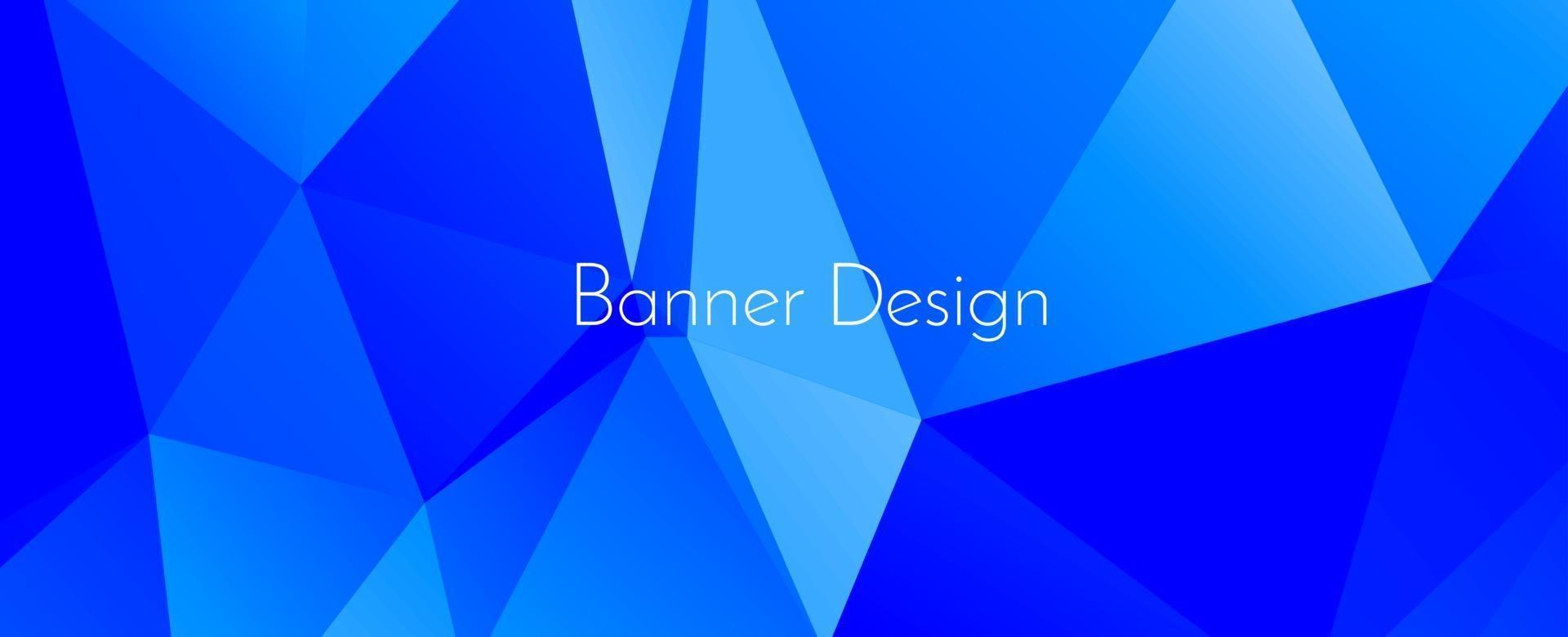 Fondo de banner de diseño decorativo geométrico elegante abstracto vector