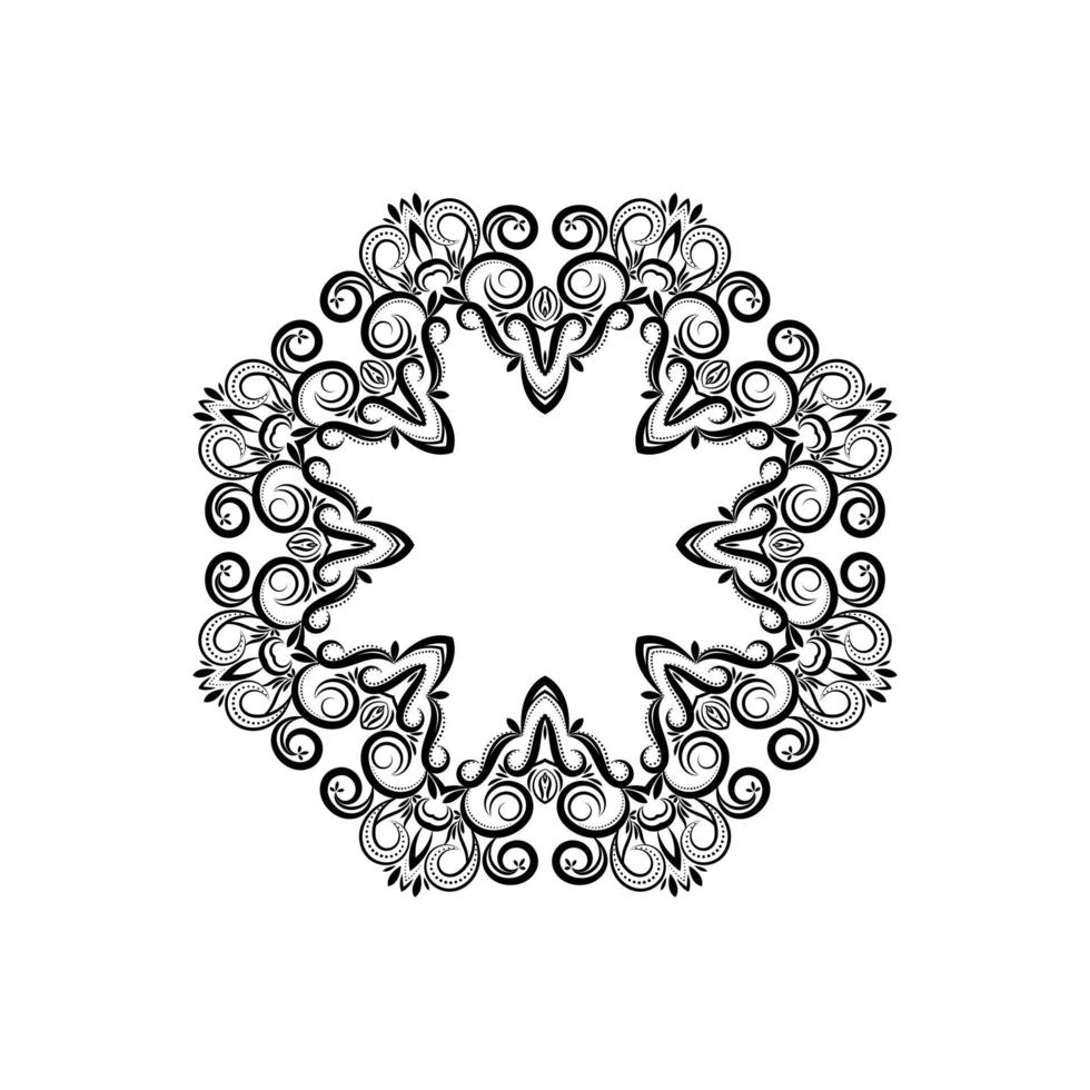 Artistic beautiful mandala design background vector
