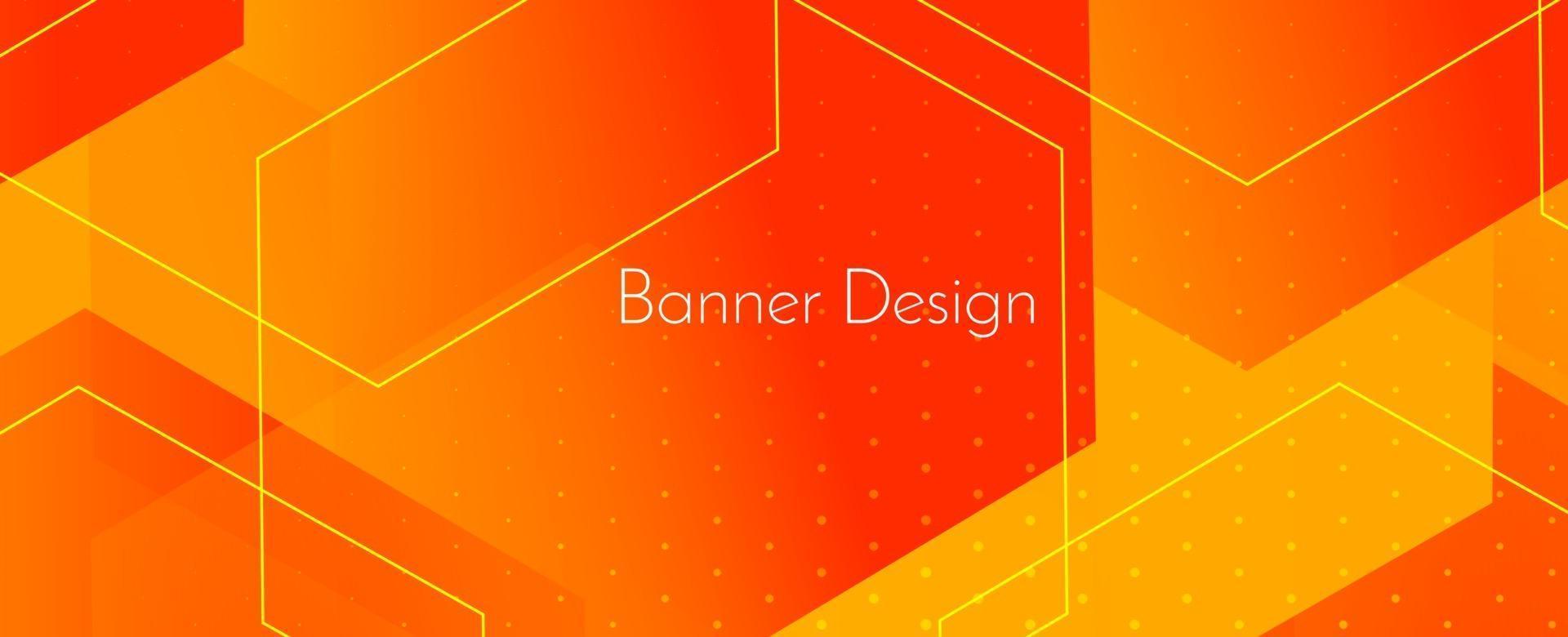 Fondo de banner de diseño de patrón moderno dinámico geométrico brillante abstracto vector