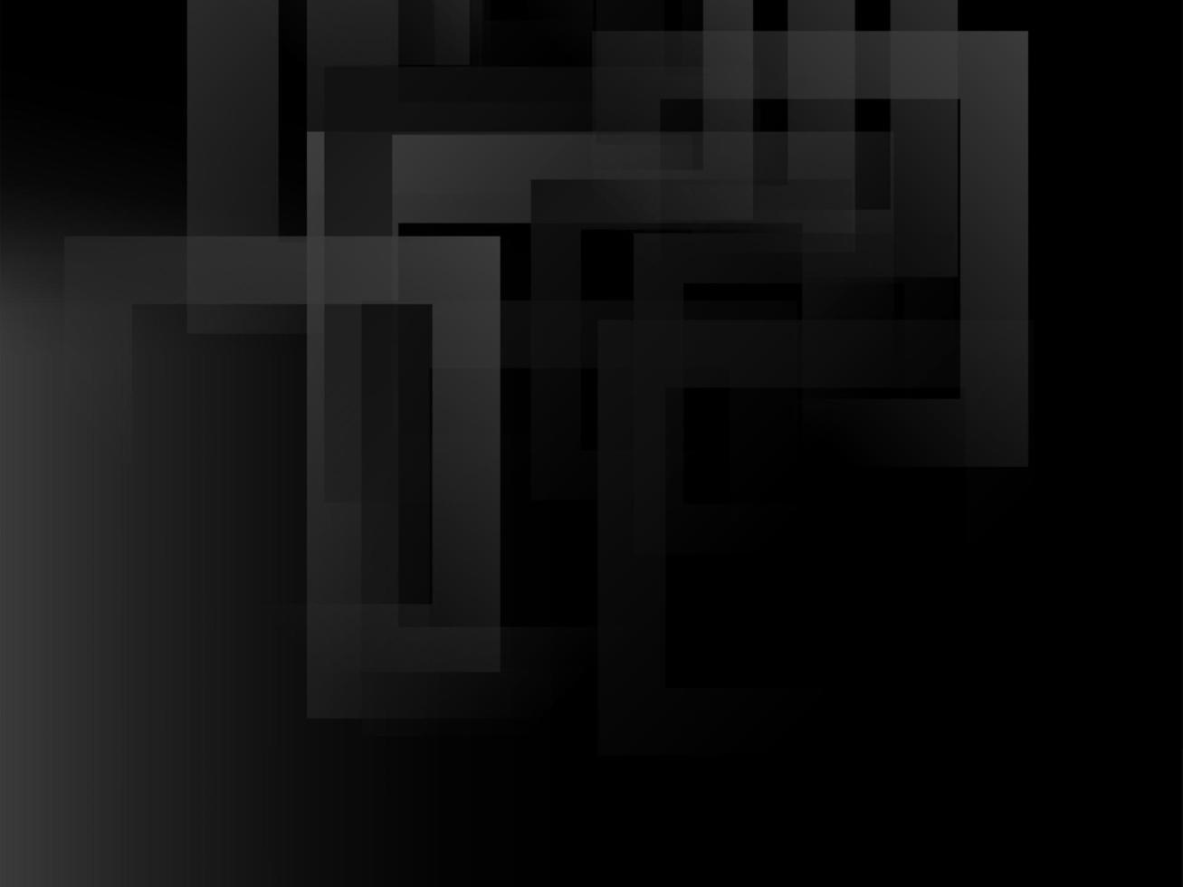 Dark geometric black abstract background elegent design pattern vector