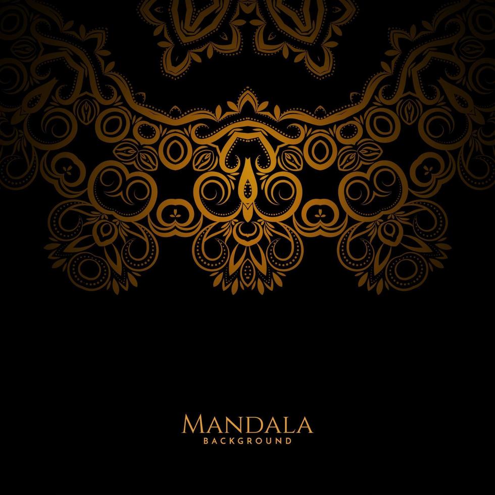 Abstract beautiful luxury mandala decorative background vector