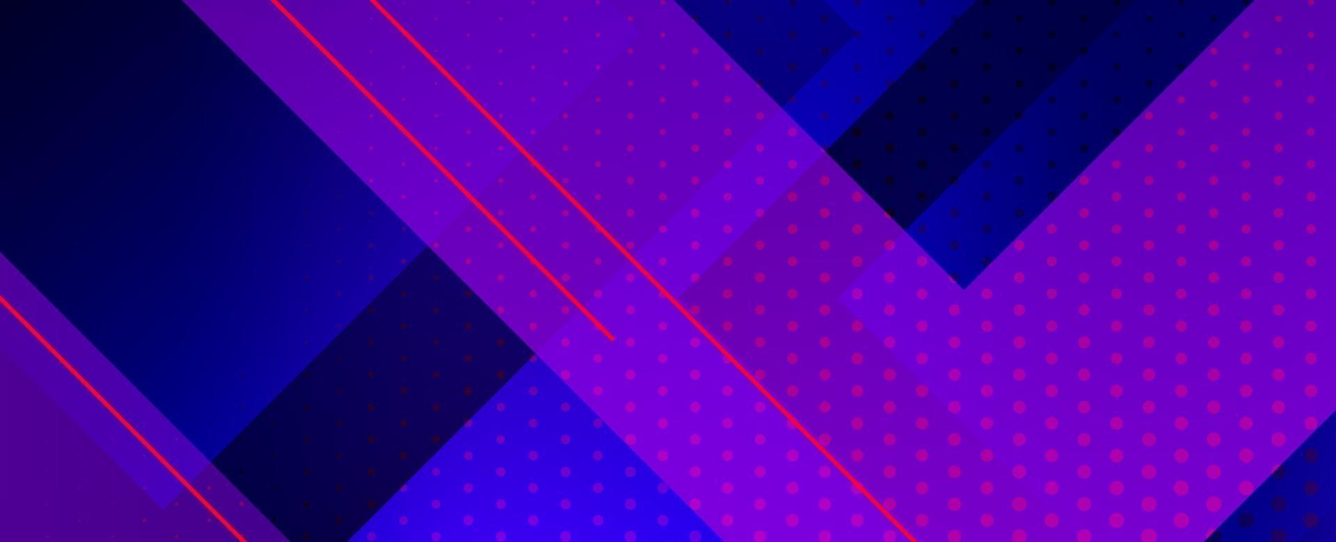 Abstract geometric purple modern stylish smooth dark banner background vector