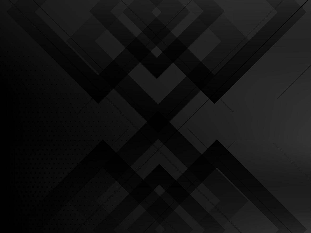 Dark geometric black abstract background elegent design pattern vector