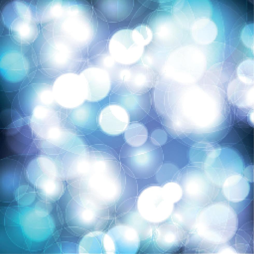 Multicolored blurry bokeh on a dark background vector