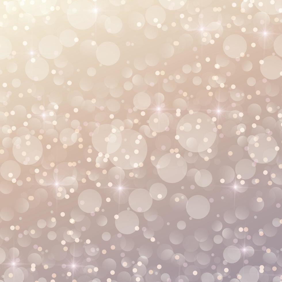 White abstract blurred background with bokeh effect vector