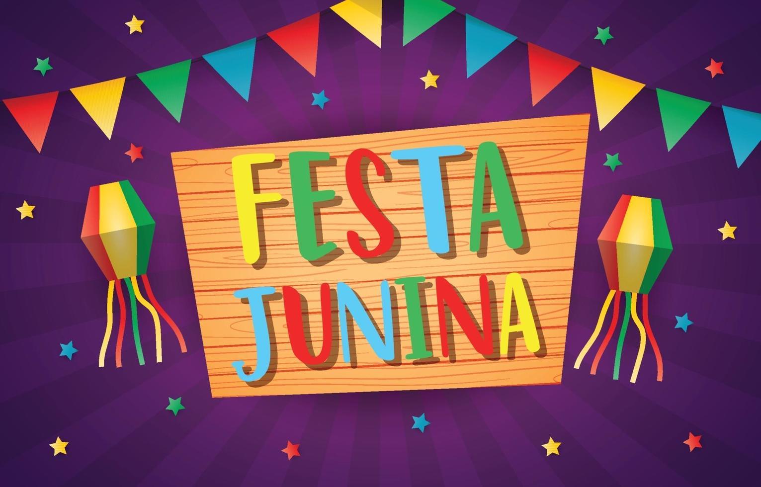 fiesta festa junina vector