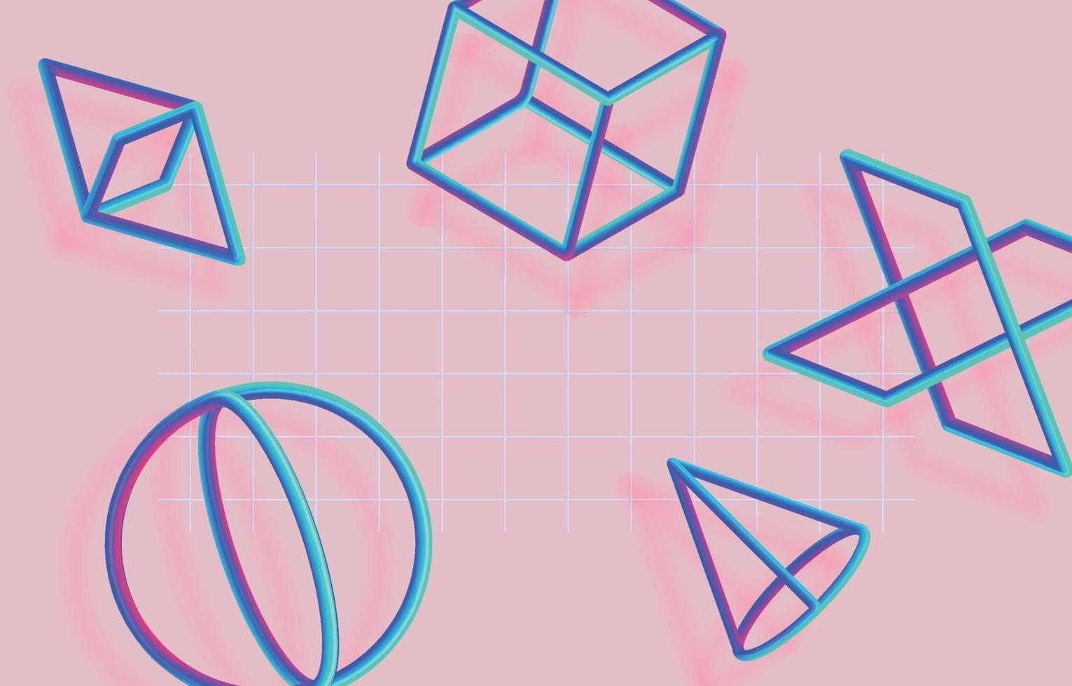 Modern pink background vector