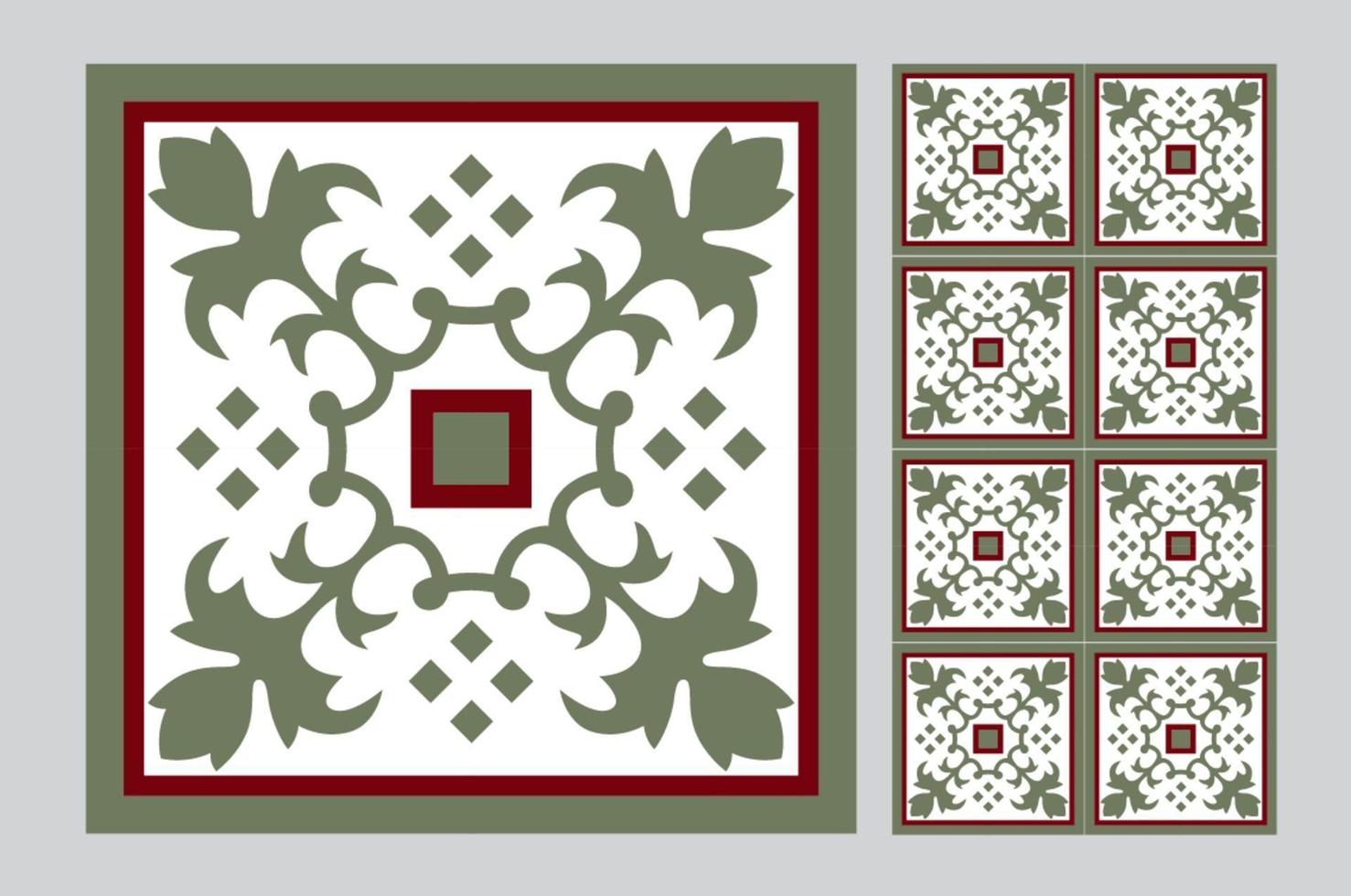 Azulejos portugueses patrones antiguos de diseño sin costuras en la ilustración vectorial vector