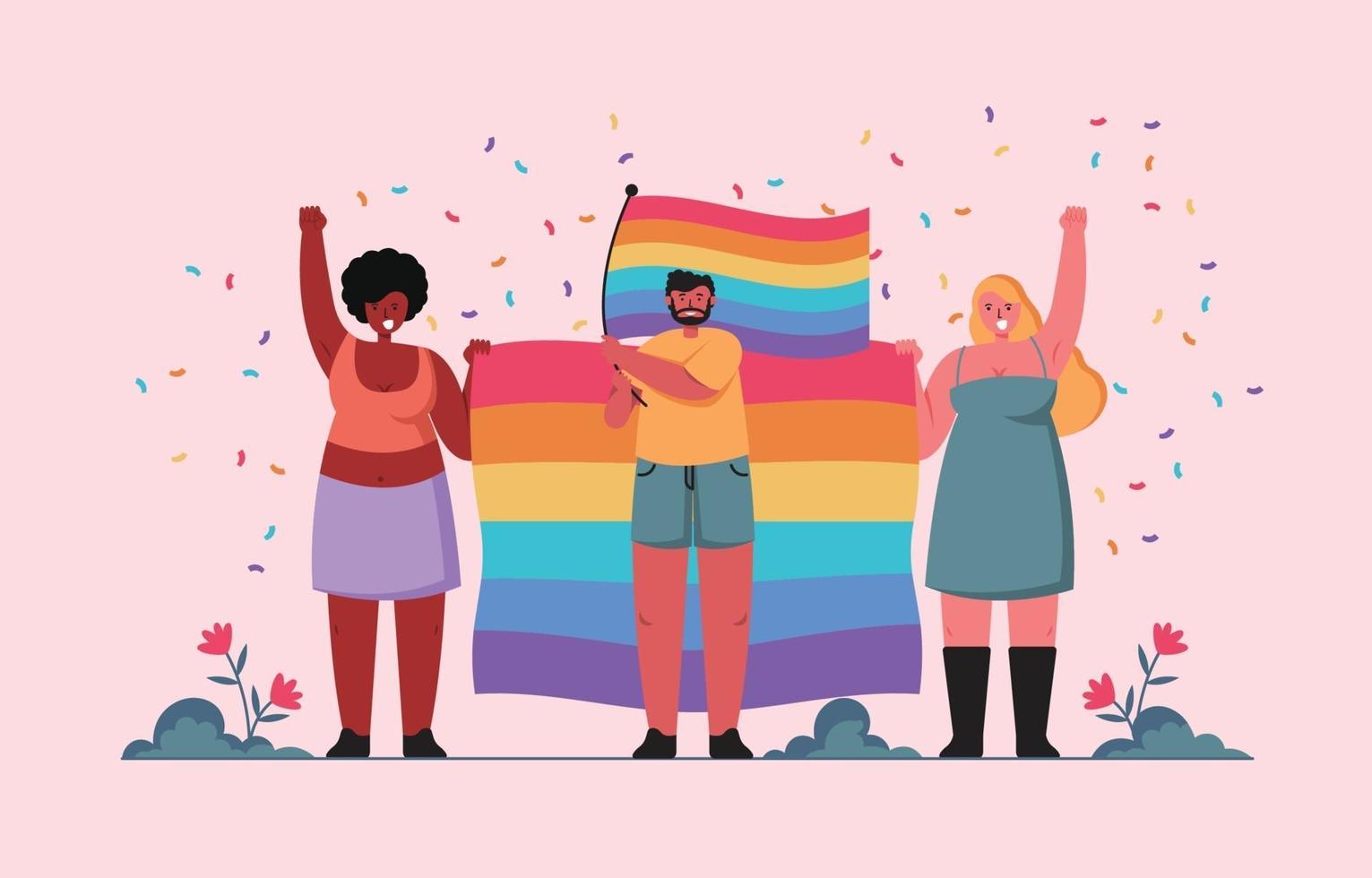 Freedom for All Kinds of Genders vector