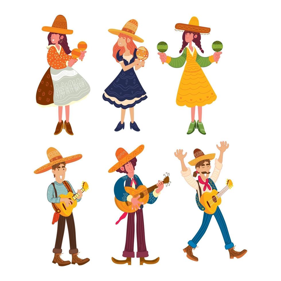 Festa Junina Character Concept vector