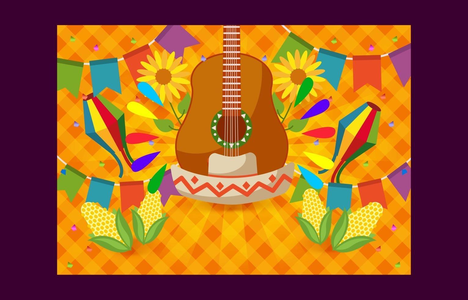 Festa Junina Background vector