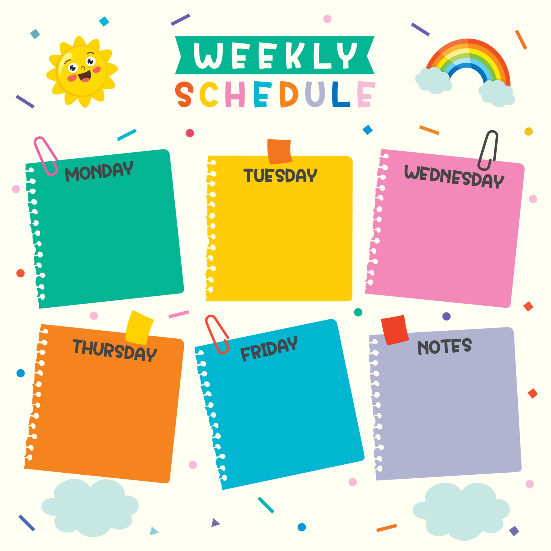 Daily And Weekly Planner For Children 2383489 Vector Art At Vecteezy daily-and-weekly-planner-for-children-2383489-vector-art-at-vecteezy