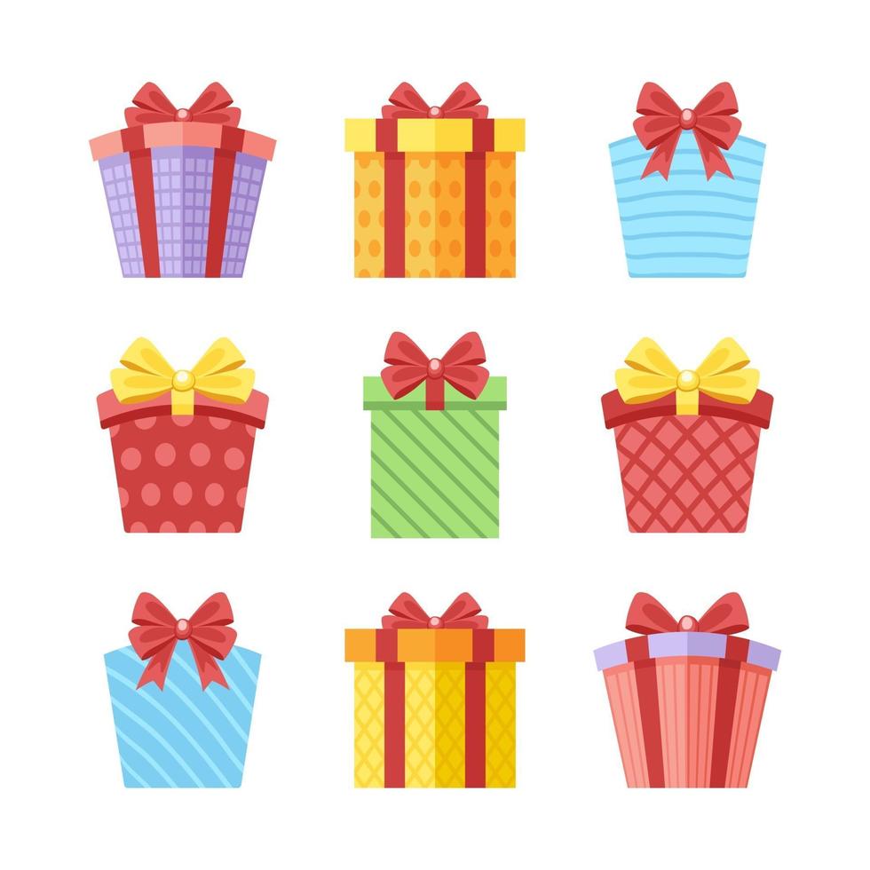 Colourful Gift Collection vector