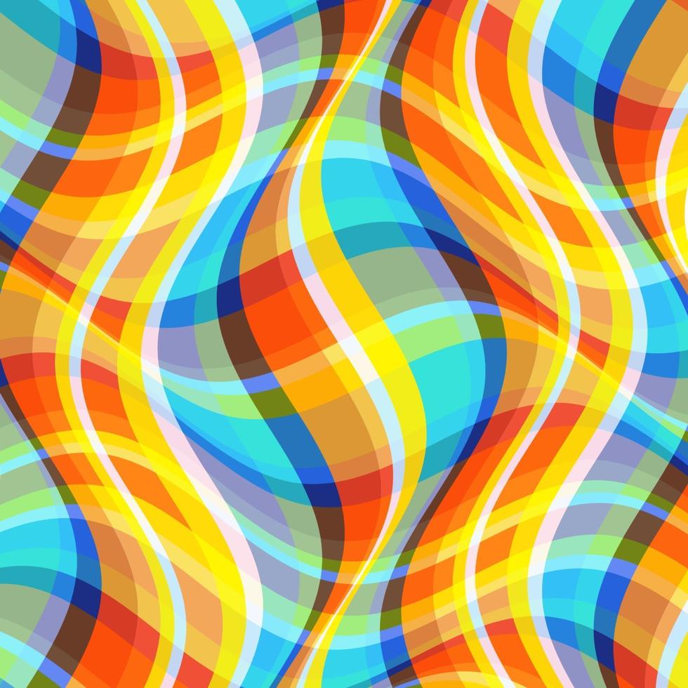 Abstract psychedelic pattern design vector