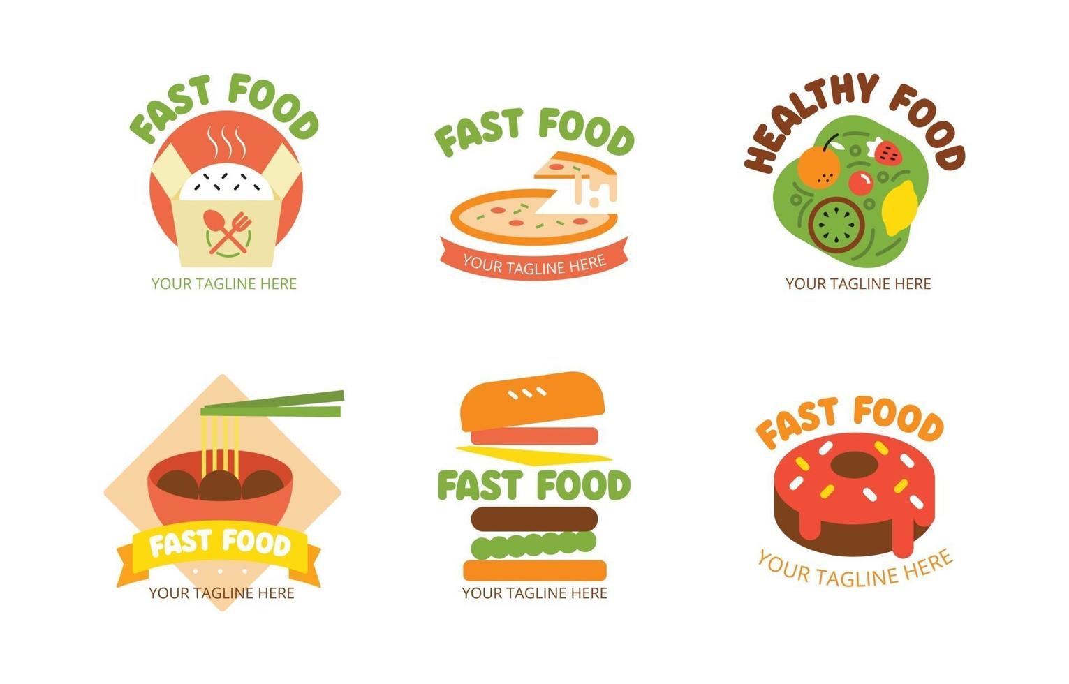Food Logo Collection vector