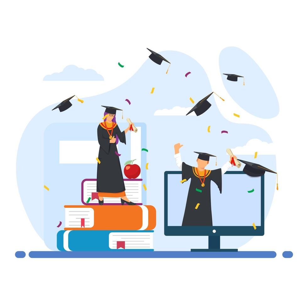 Graduation Ceremony Concept vector