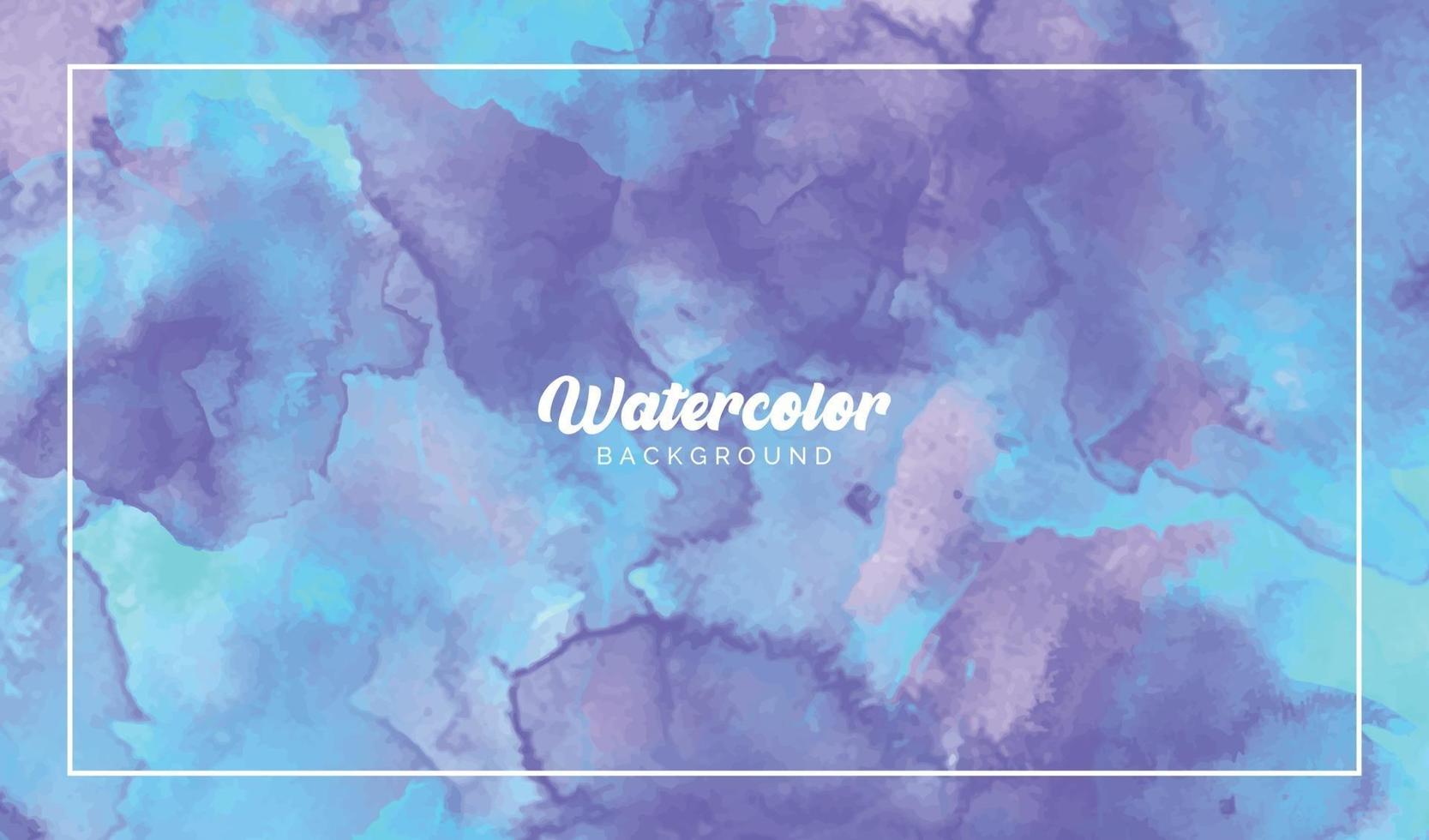 Blue watercolor abstract background vector