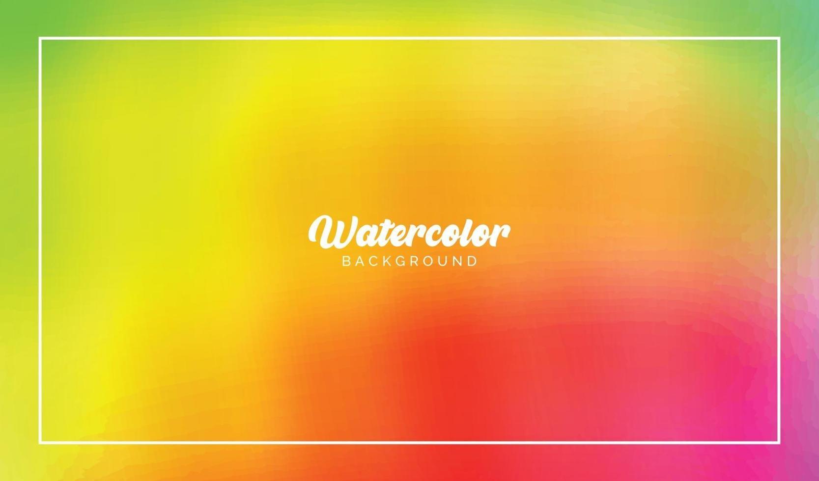 Watercolor colorful flow vector elements for modern background