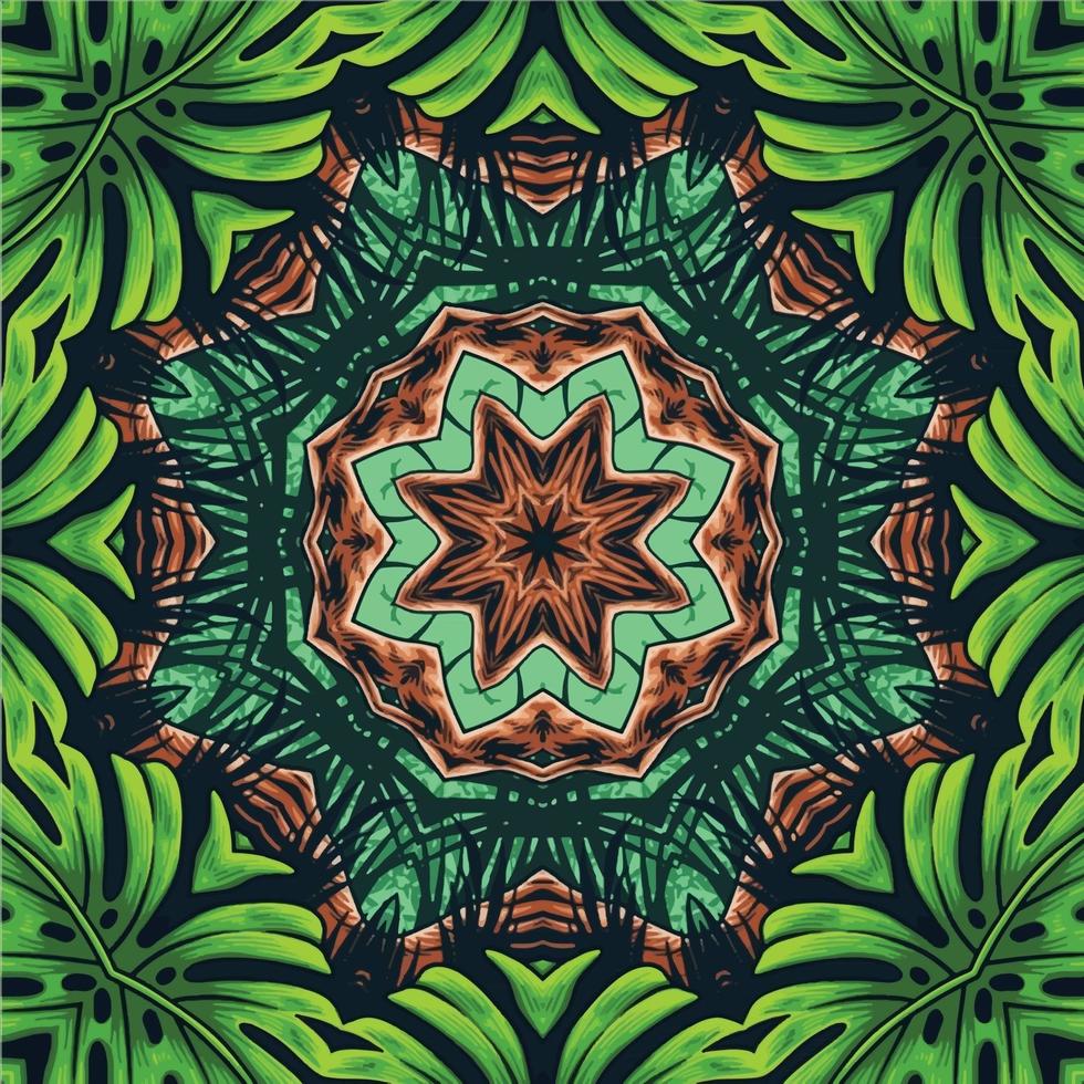 Geometric Kaleidoscope Multicolored Seamless Pattern vector