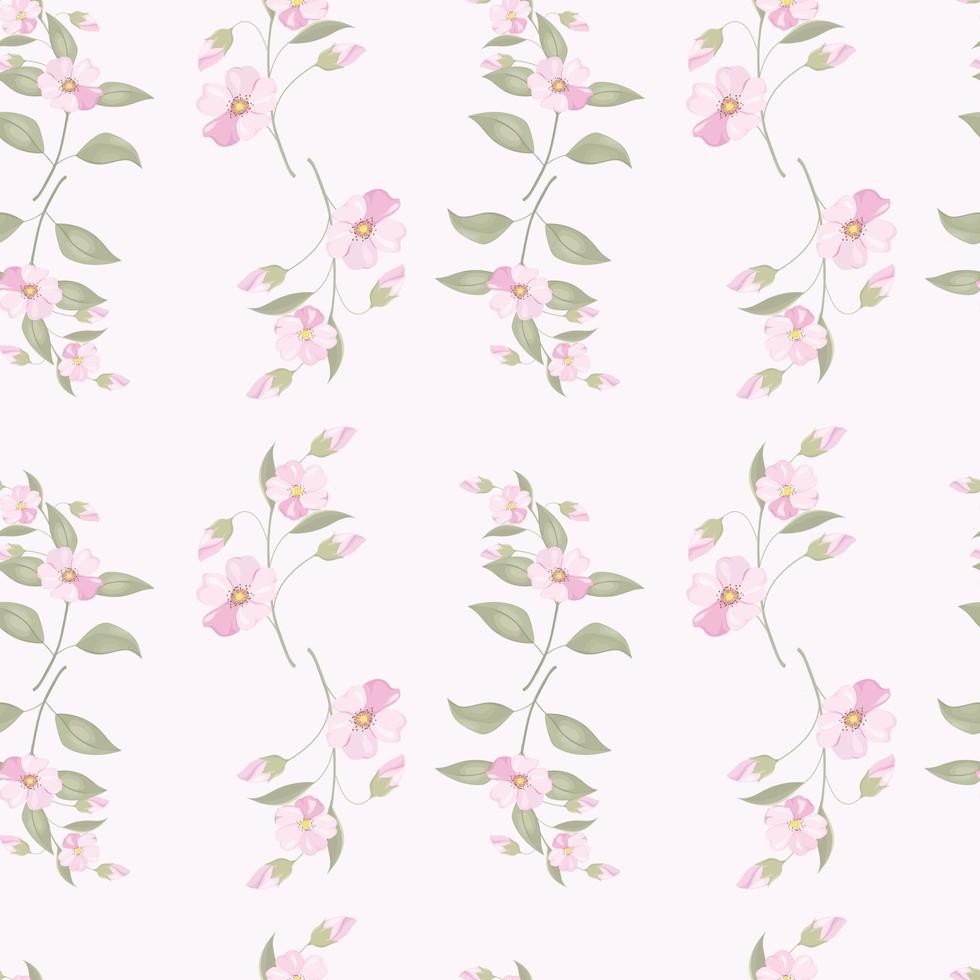 Seamless Pattern Design Flower Concept vector