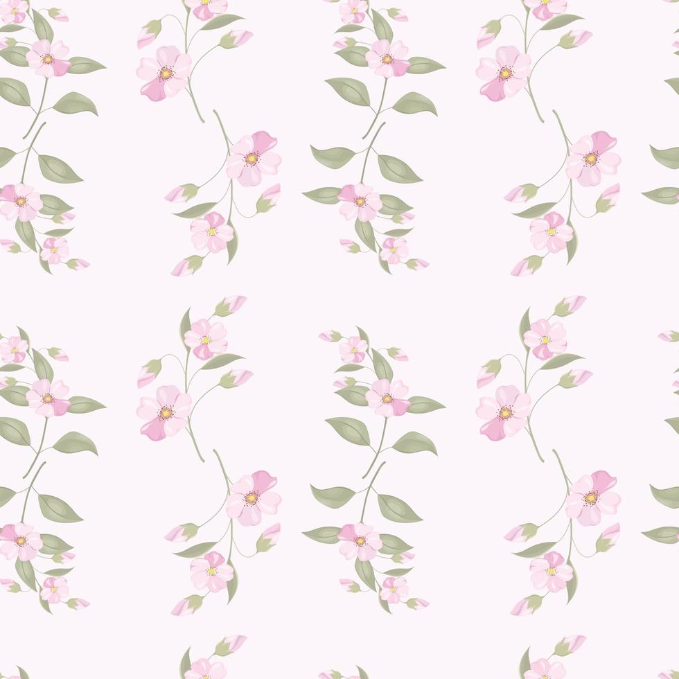 Seamless Pattern Design Flower Concept vector