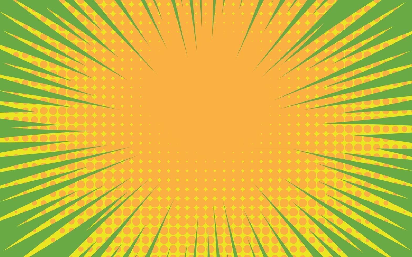 yellow comic zoom speed vector