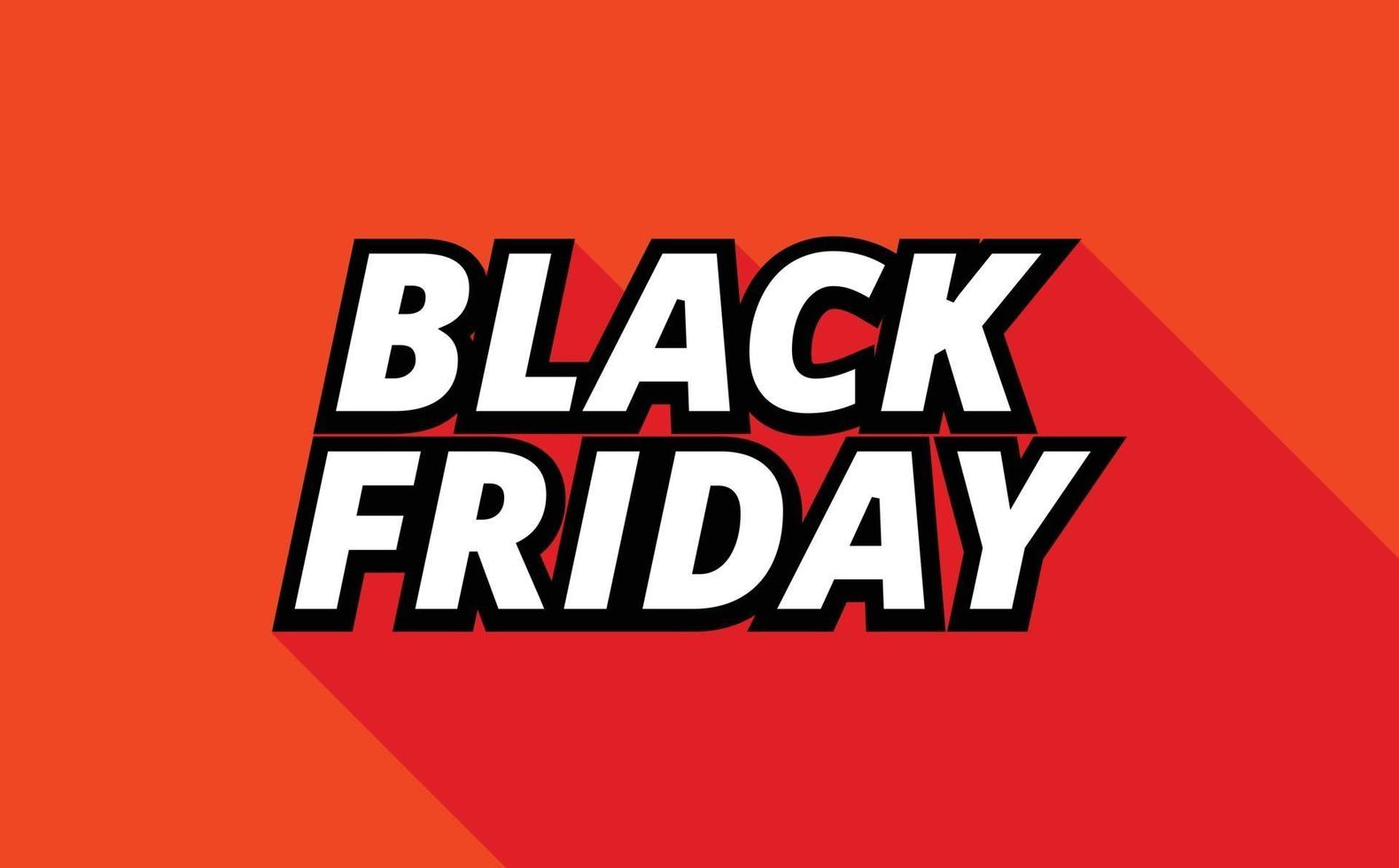 Text Effect Black Friday vector