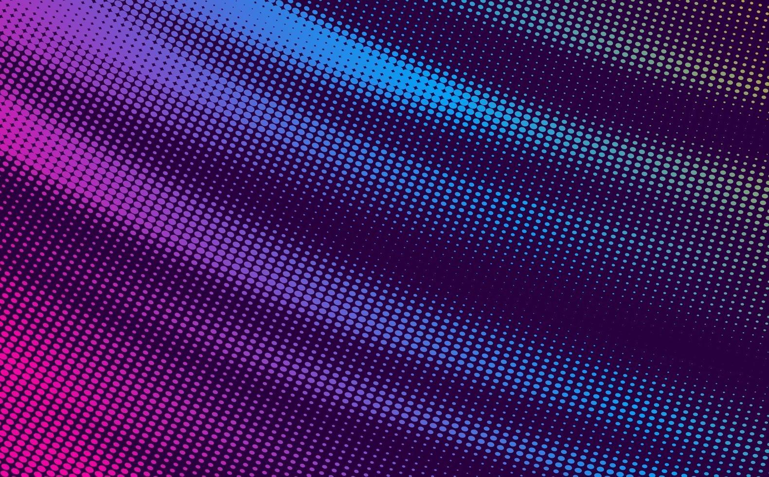 Glowing halftone neon background vector