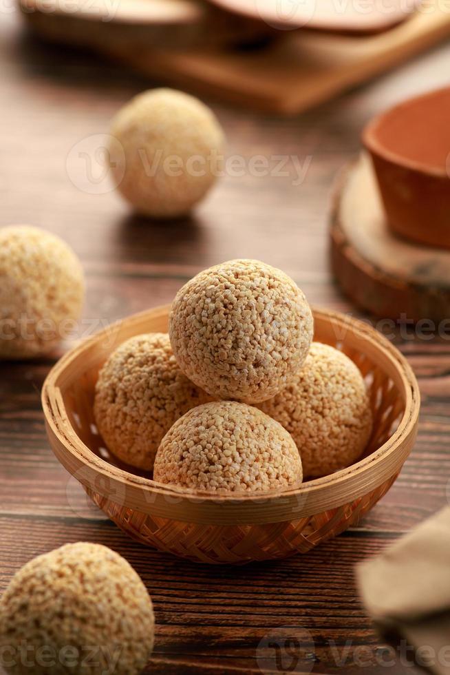 Chaulai ke ladoo photo