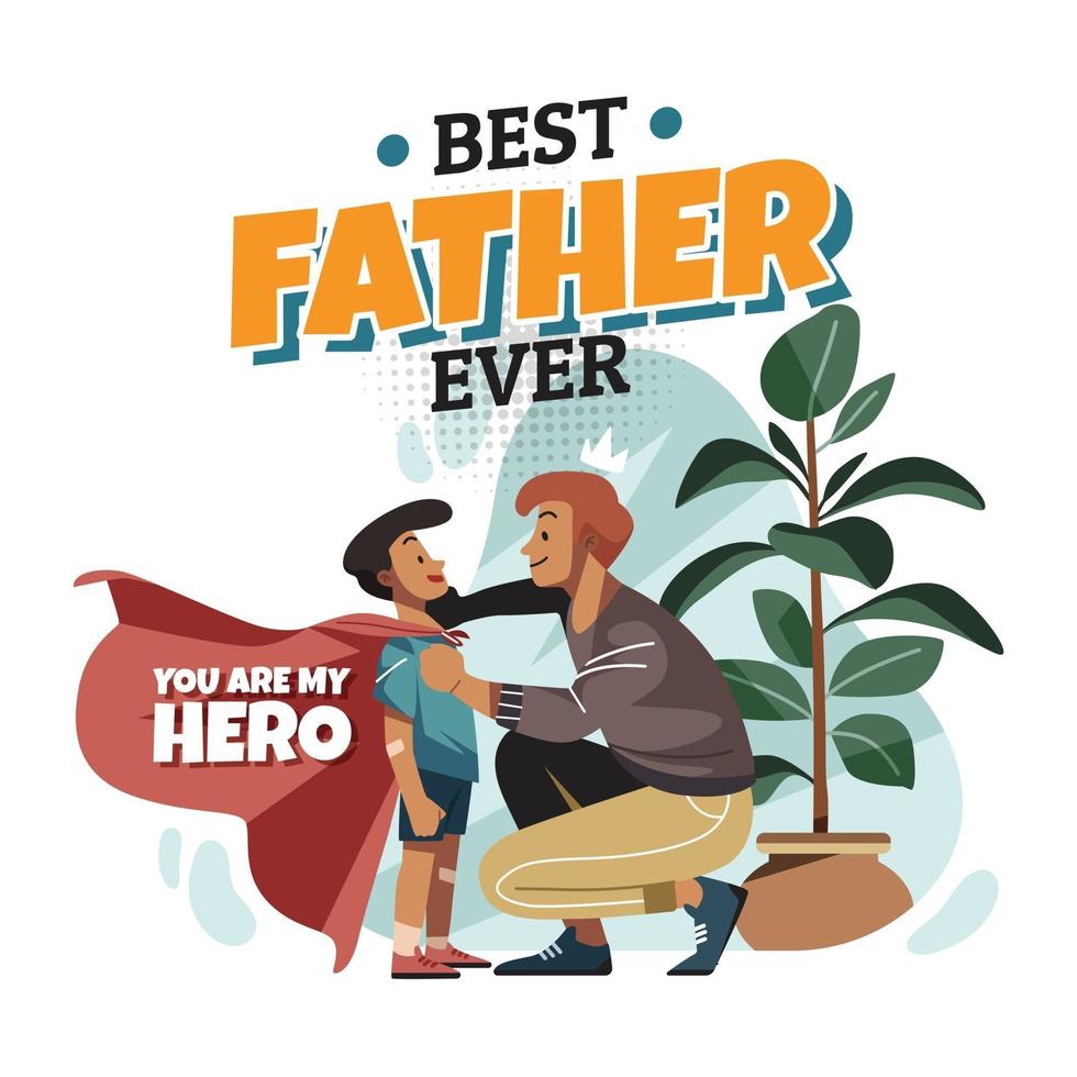 The Power Of a Father vector