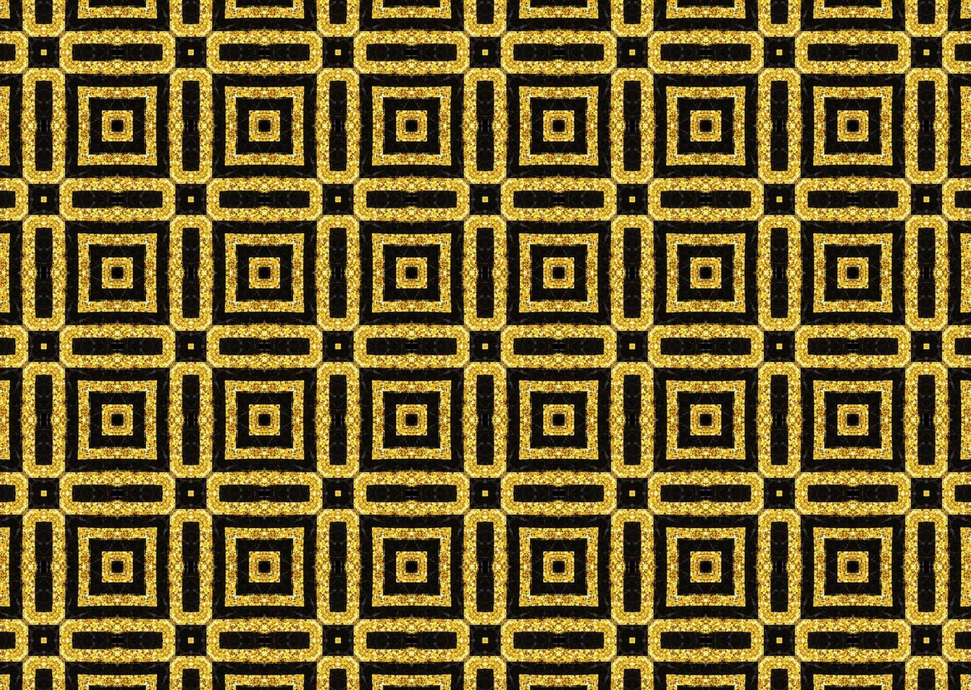 Abstract seamless pattern of black and gold color photo