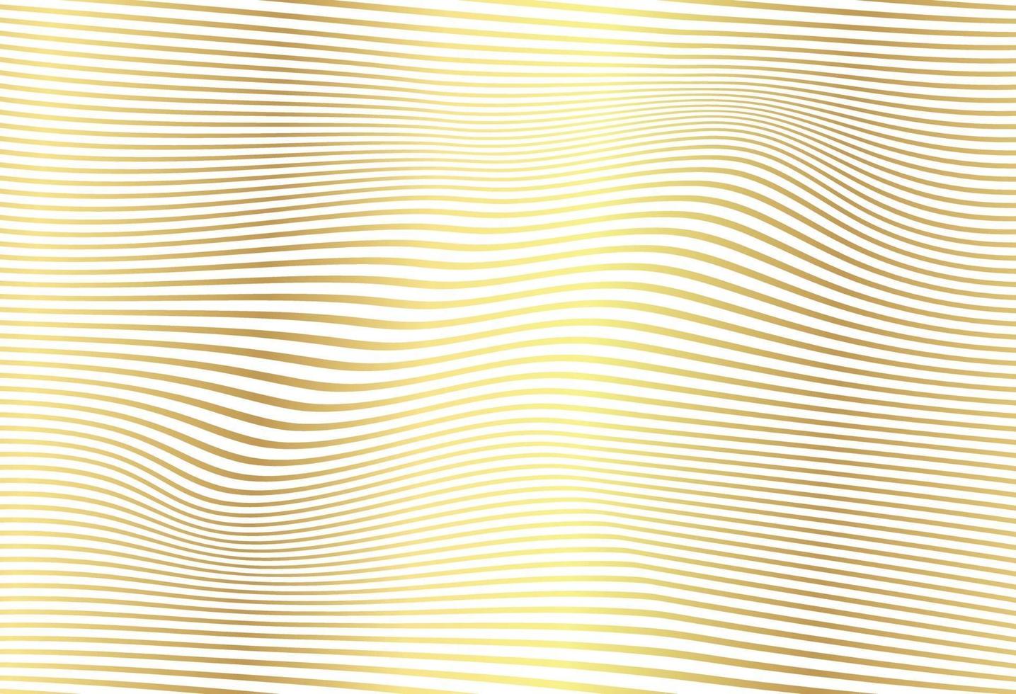 Abstract gold luxurious wave line background vector