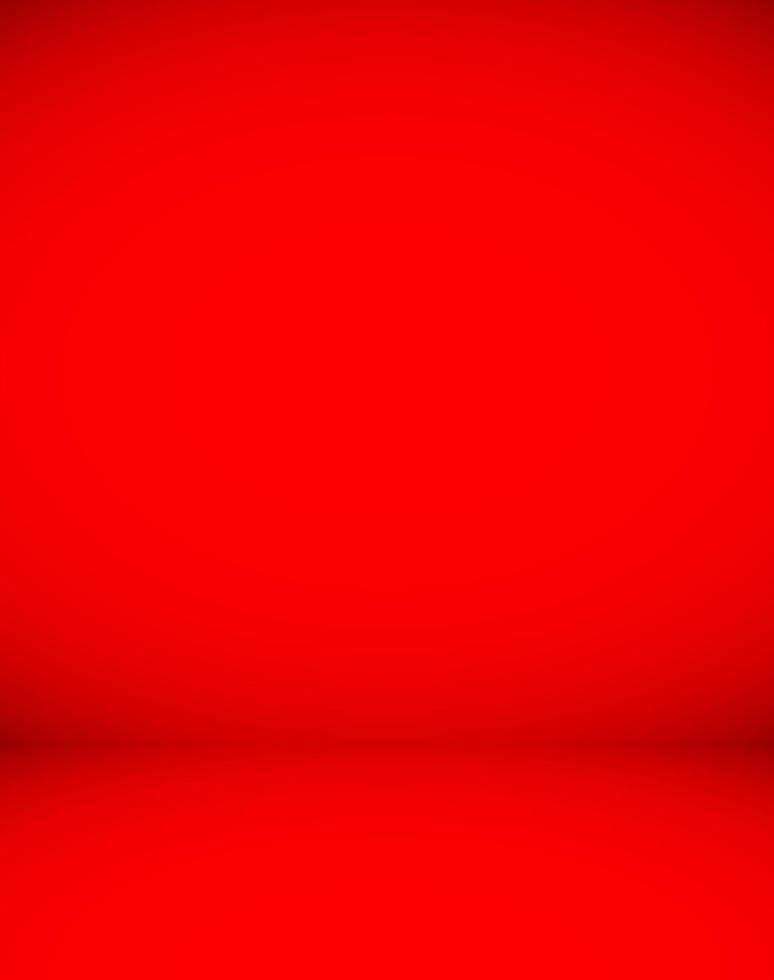 Empty red color display products studio room background vector