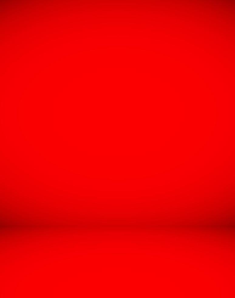 Empty red color display products studio room background vector