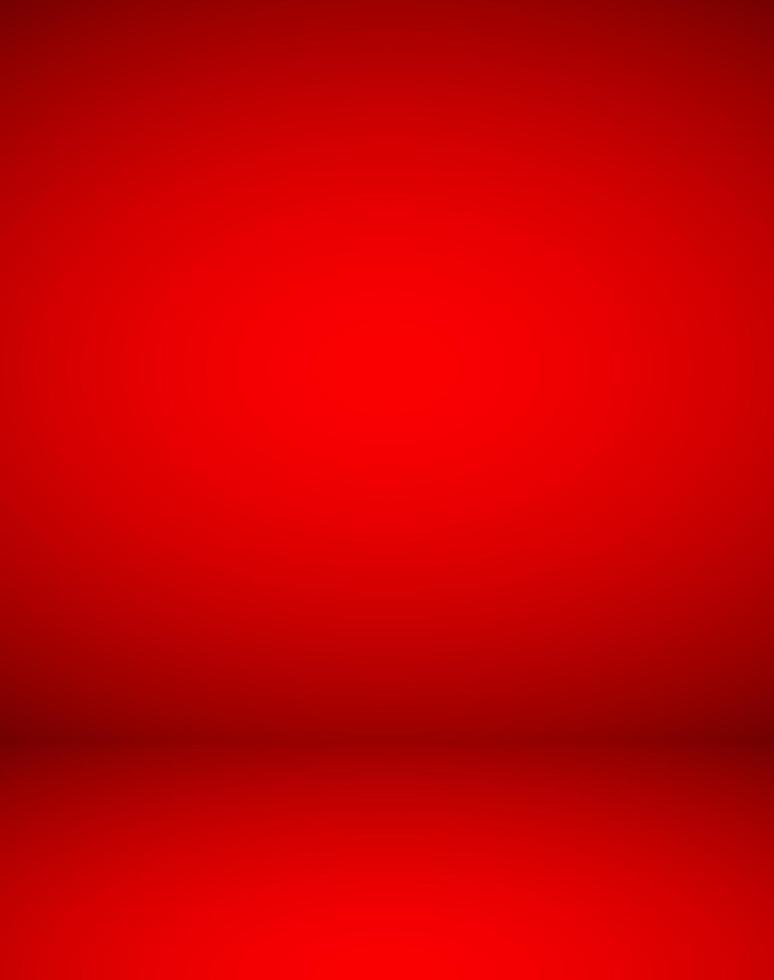 Empty red color display products studio room background vector