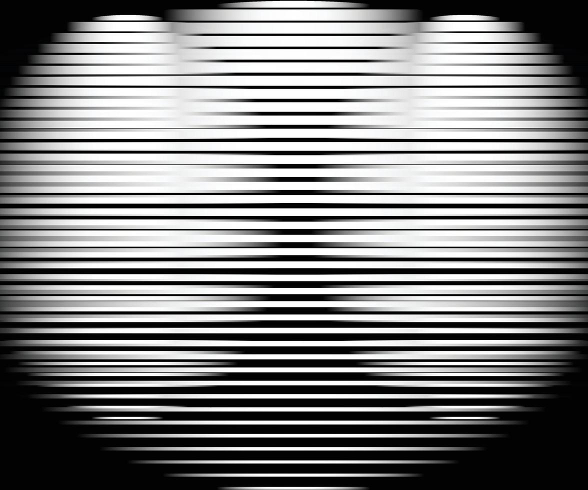 Abstract warped Diagonal Striped Background vector