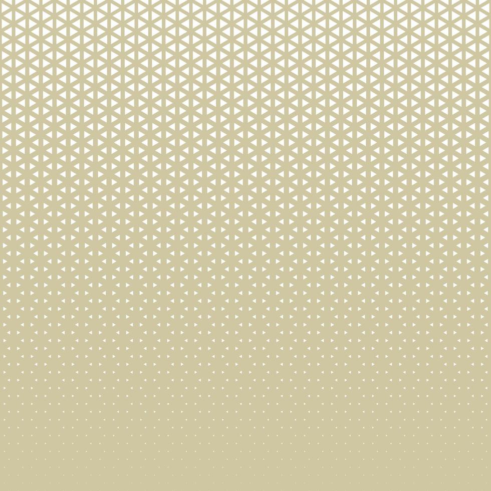 Abstract geometric gold graphic design print halftone triangle pattern vector