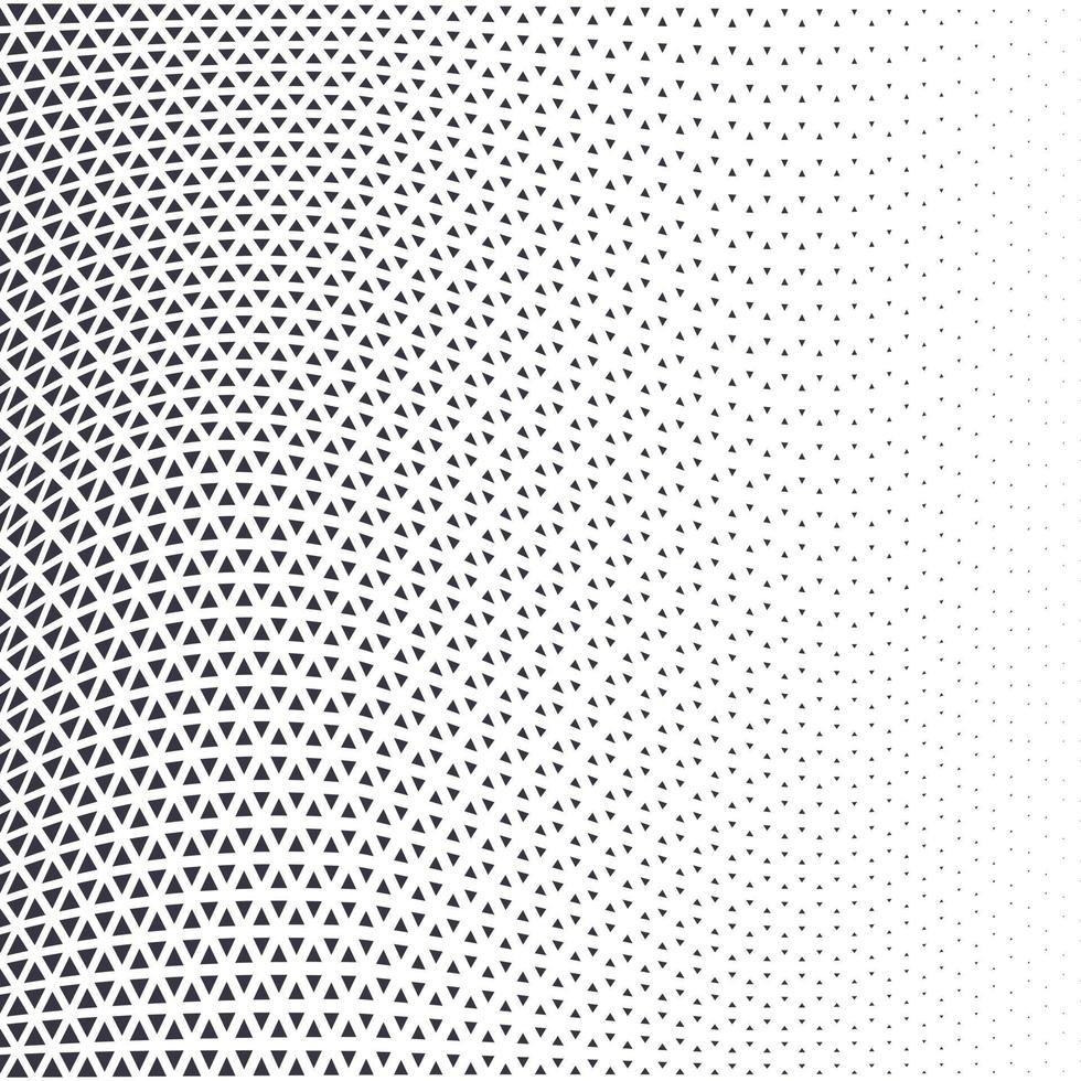 Abstract geometric graphic design print halftone triangle pattern vector