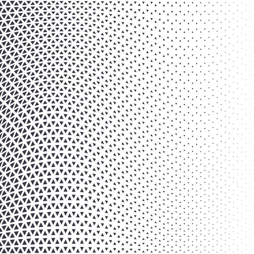 Abstract geometric graphic design print halftone triangle pattern vector