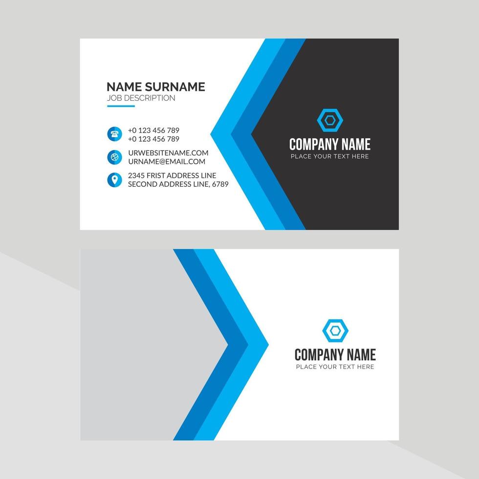 Vector Modern Creative and Clean Business Card Template
