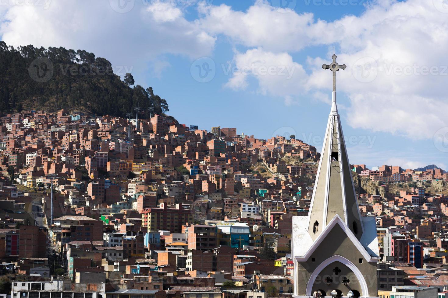 Cityview of La Paz, Bolivia photo