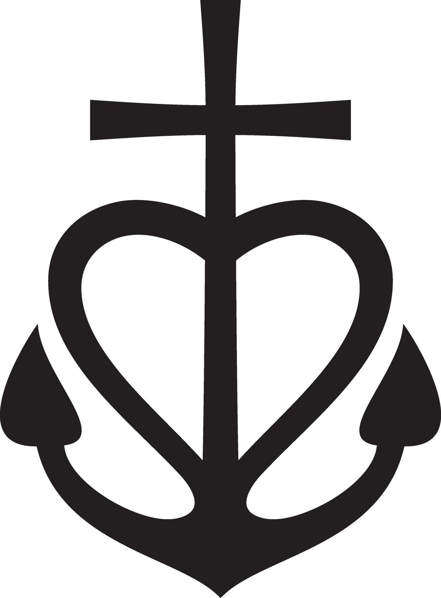 Cross Anchor Heart Svg