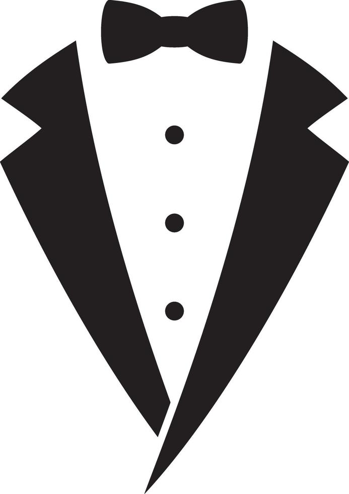 Tuxedo - Bow tie vector