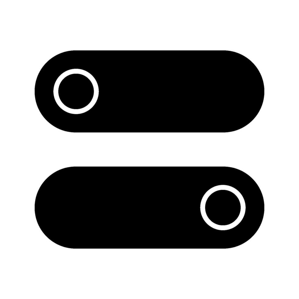Toggle Switches Icon vector