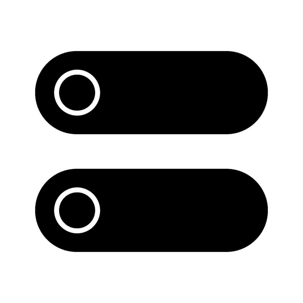 Toggle Switches Icon vector