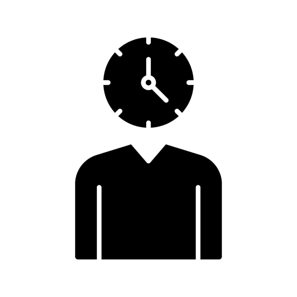 icono de administrador de tiempo vector