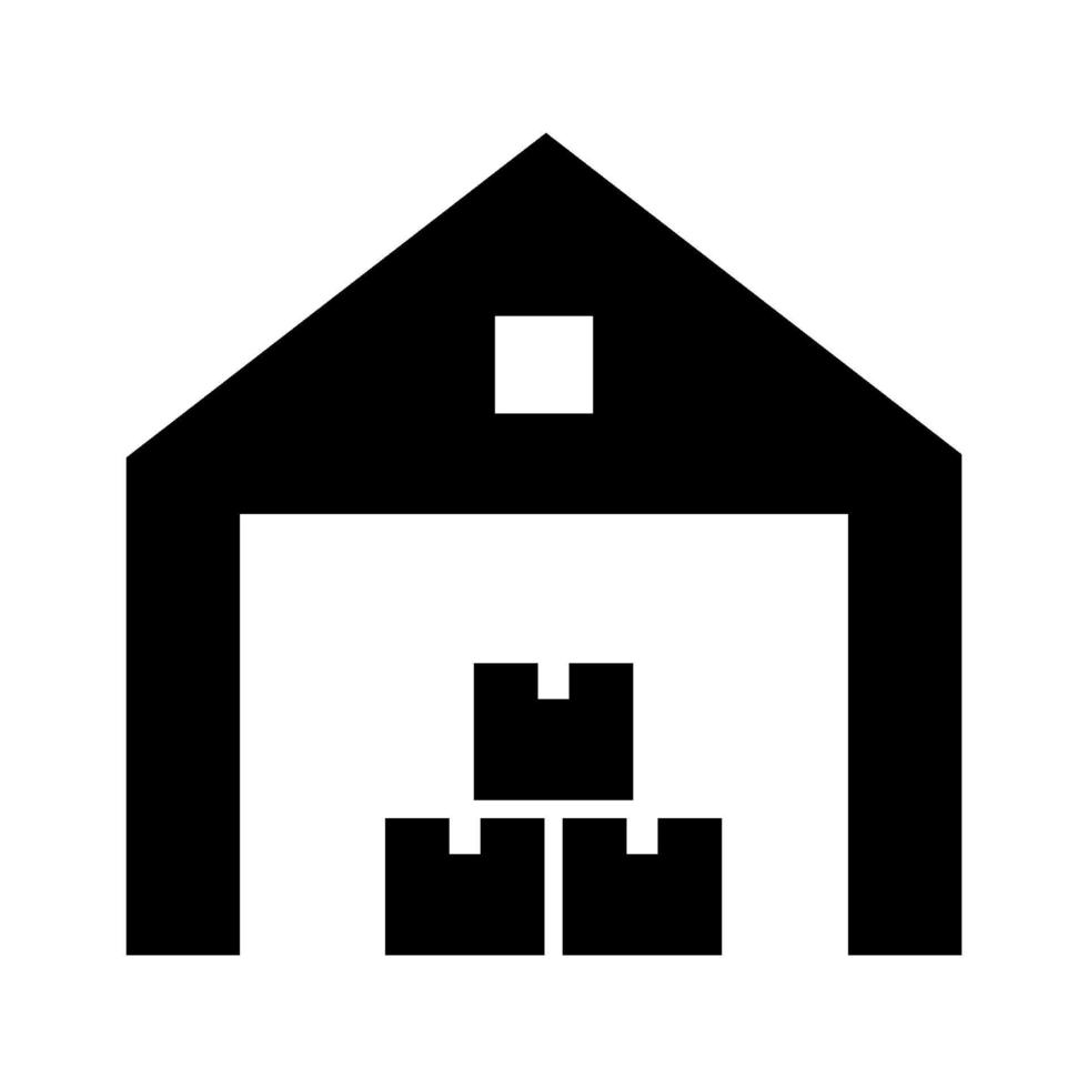 Warehouse Vector Icon