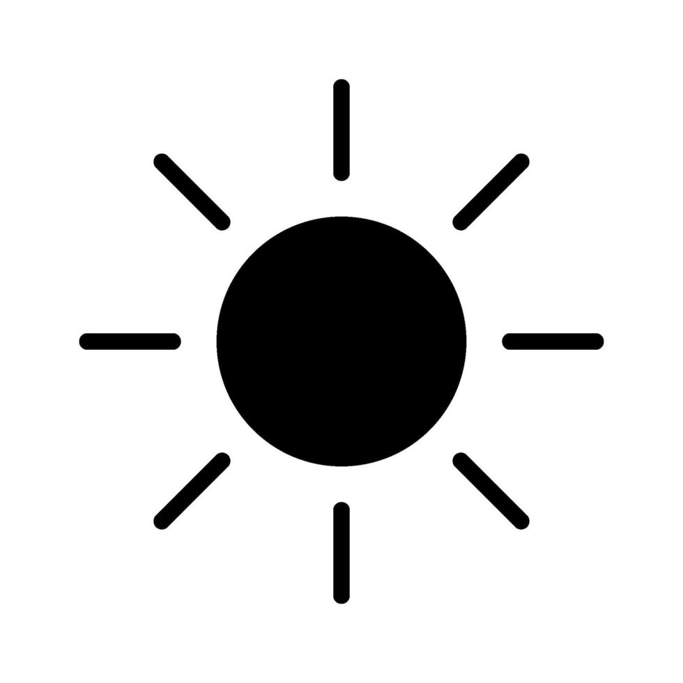 Brightness Vector Icon